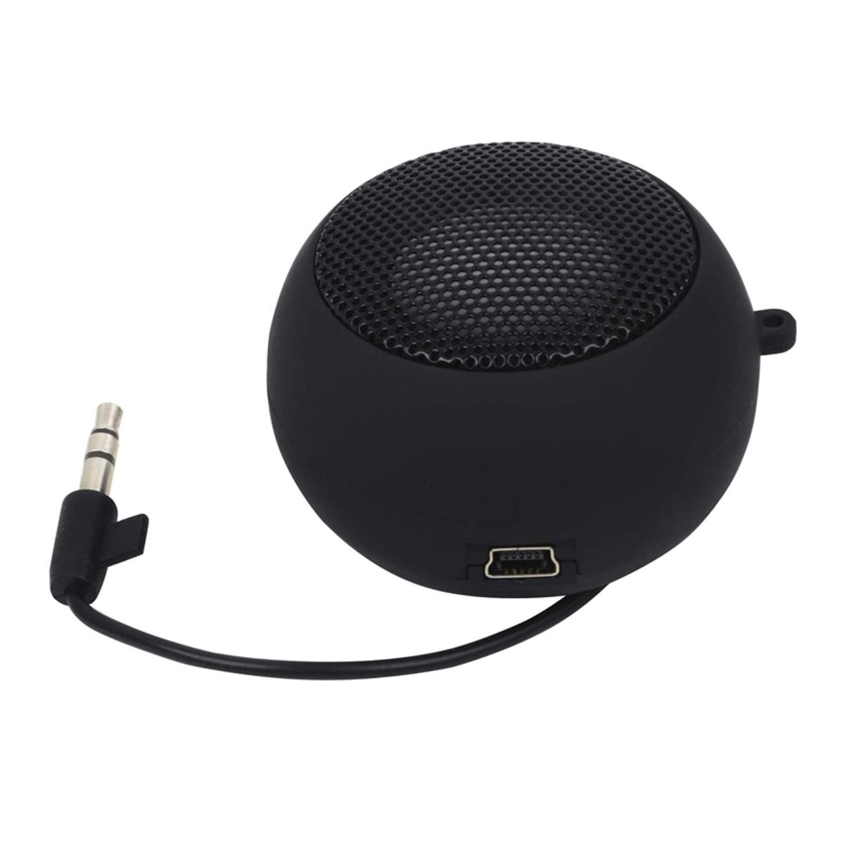 LKPCIGCXM Mini Speaker Portable Rechargeable Travel Speaker with Aux Input Wired 3.5mm Headphone Jack