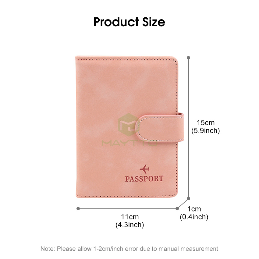 MAYTTO Wallet FRID Card Multi-function Package Ultra-thin Package PU Leather Document Package RFID Wallet Card Holder Holder Bag Travel Cover Case. 