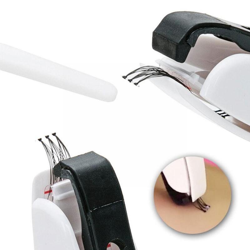 Eyelash Stapler Mini False Eyelashes Aplicator Contains Buds Lash Tool Curl Make 45 Natural Extensions Eye Tool Eye Lash Up Z6Q8. 