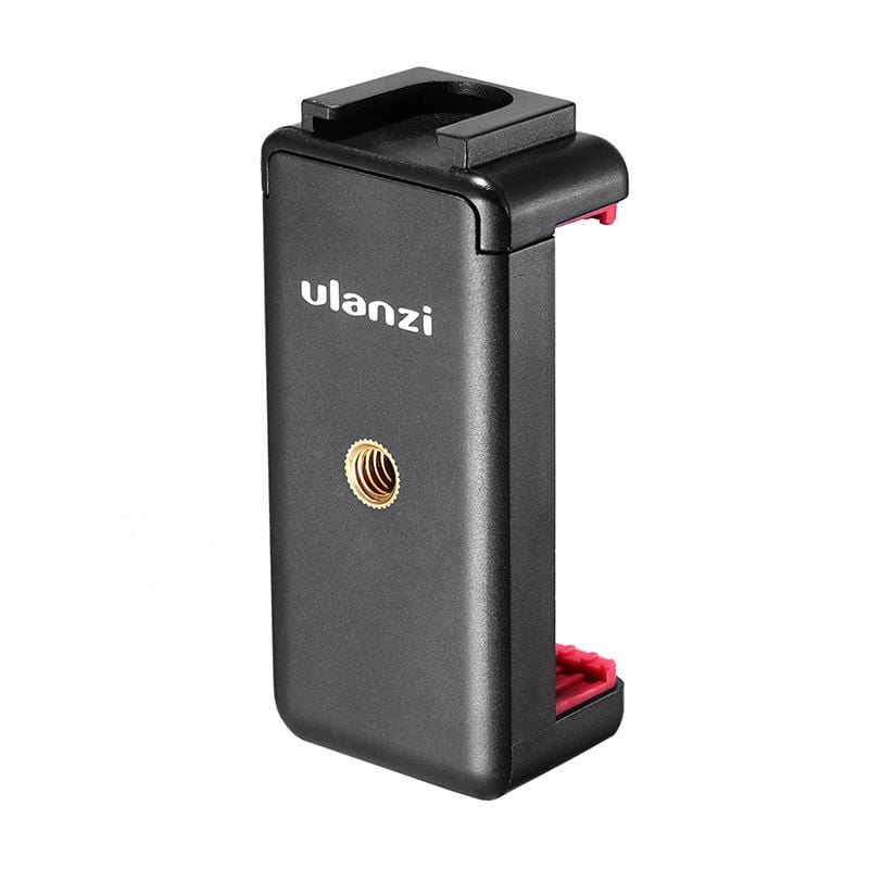 Ulanzi ST-07 Cold Shoe Phone Clip with Extendable Stick Tripod 1/4 Screw Phone Holder To Microphone for Vlogging. 