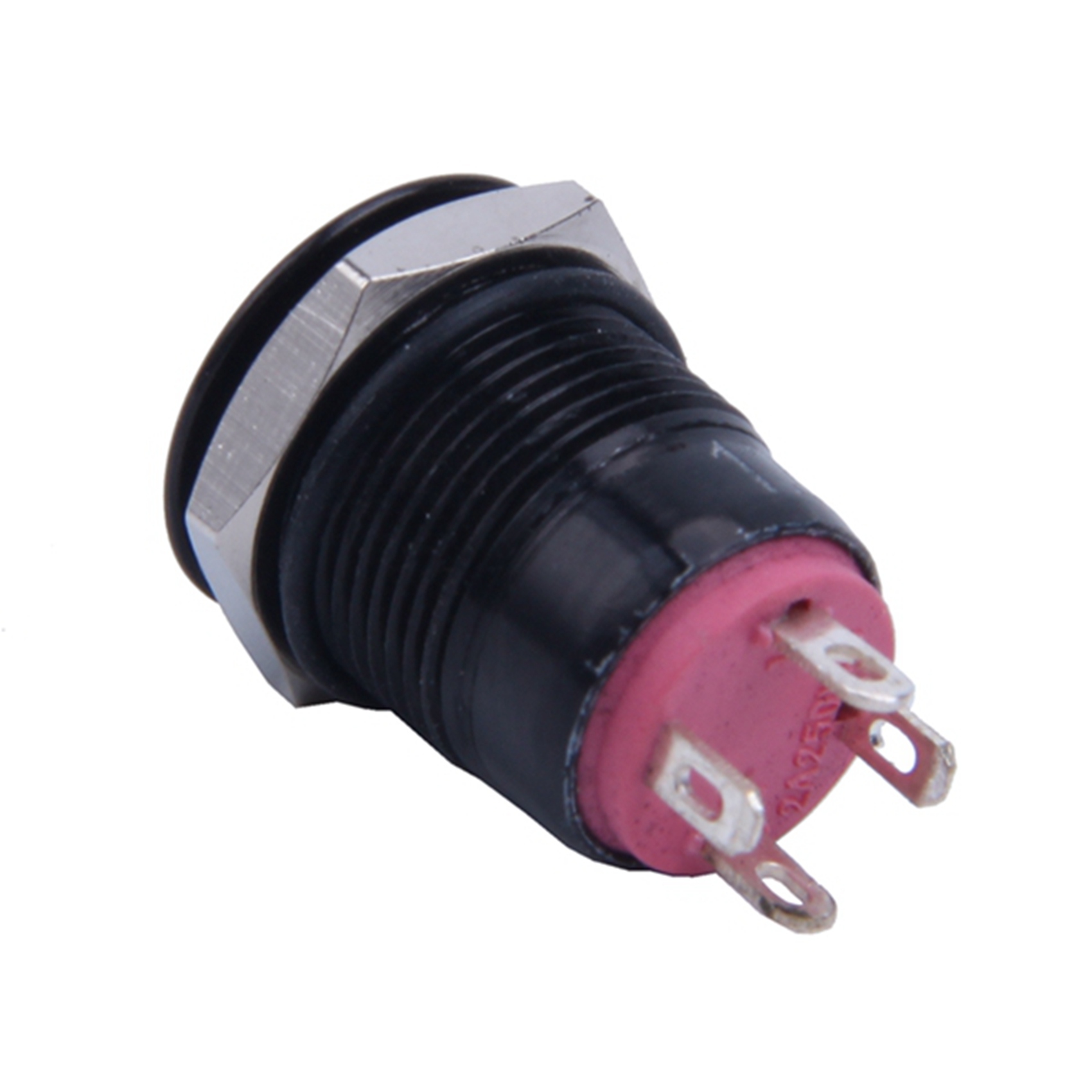 3X 12V 2A 9.5mm LED Metal Cap Momentary Push Button Switch Car DIY Modified, Red. 