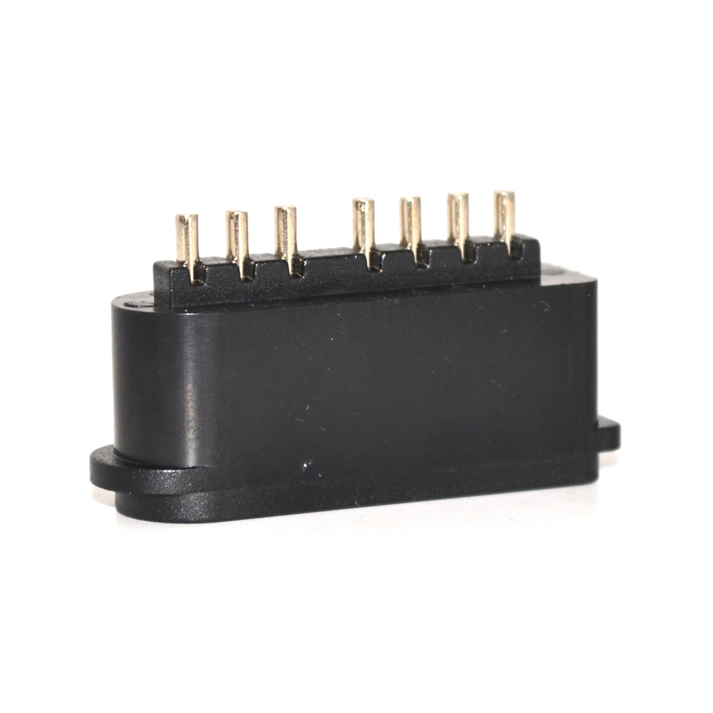 High quality 180 Degree 7 Pin Female Connector Socket Slot for SNES Game Console Controller. 