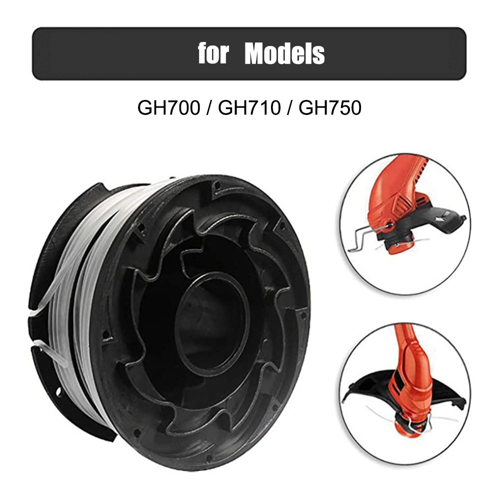 3 Pack String Trimmer Spools for BLACK+DEACKER DF-065 DF-065BKP GH700. 