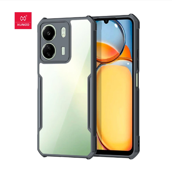 For Xiaomi Redmi 13C Case Transparent Back Cover Luxury Shockproof Bumper Protective Shell Thin Plain Clear Phone Cases Mobile Phone Back Cover Poco C65/Redmi 13c. 
