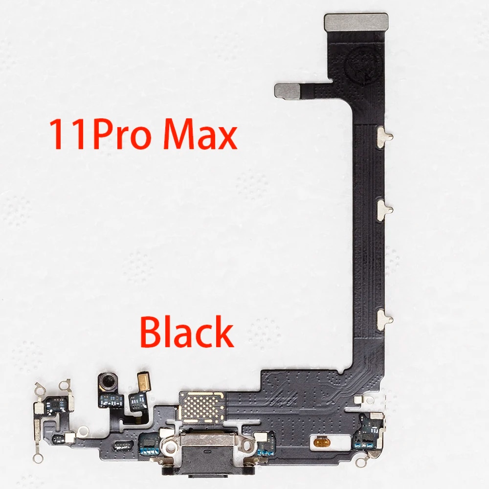 1pcs Charger Port Flex Ribbon For iPhone 11 12 Pro Max USB Dock Charging Connector Data Flex Cable Replacement Parts. 