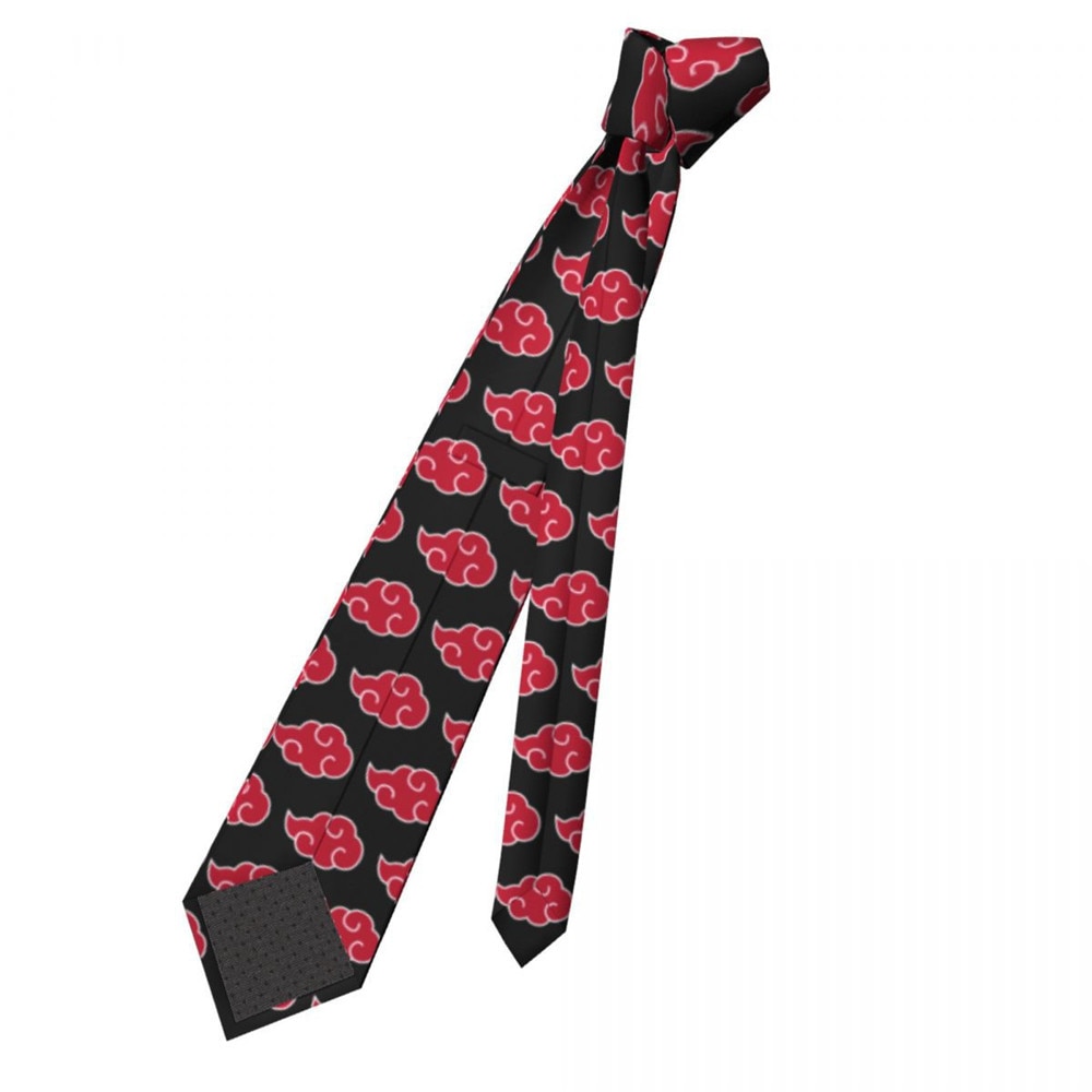 NEW Anime Mens Ties Novelty Neckties, Itachi Akatsuki Tie Skinny 3D Print Neckwear for Missions Party Gifts. 