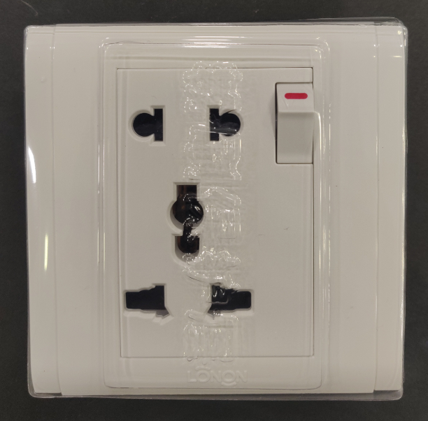 Honeywell LONON 16A 5 Pin Multi Function Combined Universal Socket with Switch Premium Caliber Five 5Pin. 