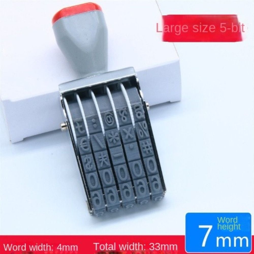 3 ,4 or 5 Digit Number Number Stamp DIY Changeable Personalized Roller Stamps Business Stamps Office. 
