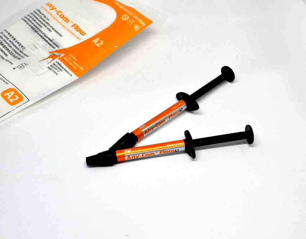 Any-com Flow Nano hybrid flowable zirconium composite resin 1 Pcs A3. 