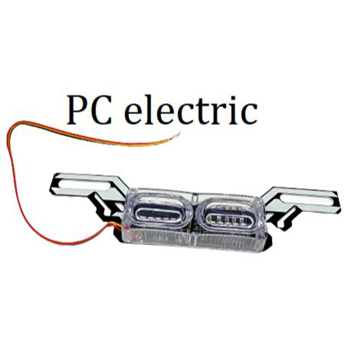 Motorcycle led flashing light or pulis light - 3 color blinking. 