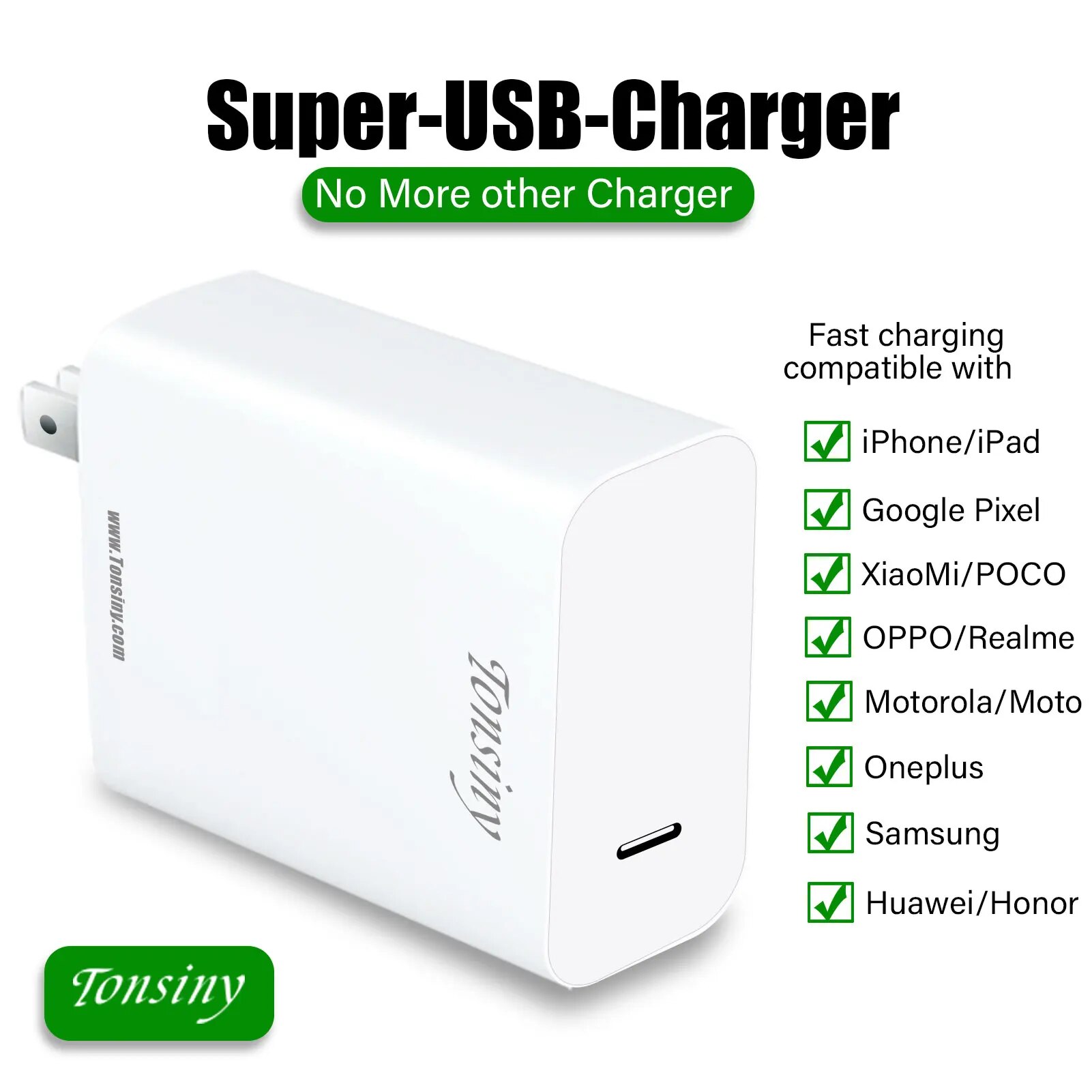 USB C Charger Plug for Google Pixel 8/7 Pro/6a/4a, 30W Type-C PD Wall Charging block for iPhone 15/15 Pro Max/iPad Pro/iPad Air. 