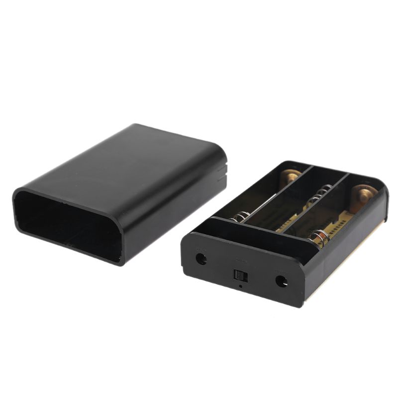 Universal DIY 3x 18650 Battery Case Box 12V Mobile UPS Power Supply Charger for LED Light WiFi Router and more