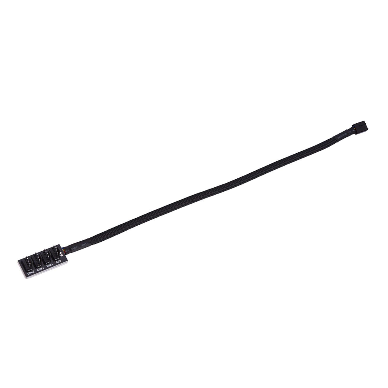 4-pin PWM splitter hub computer CPU/fan power multiple connector cable adapter support 3-pin/4-pin fans. 