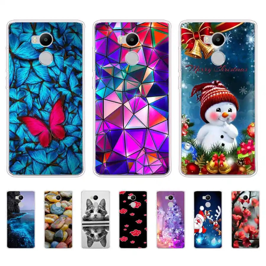For Xiaomi Redmi 4 pro Case Cover soft tpu Silicone back phone For Redmi 4 prime Case bumper protective coque For Redmi 4 case