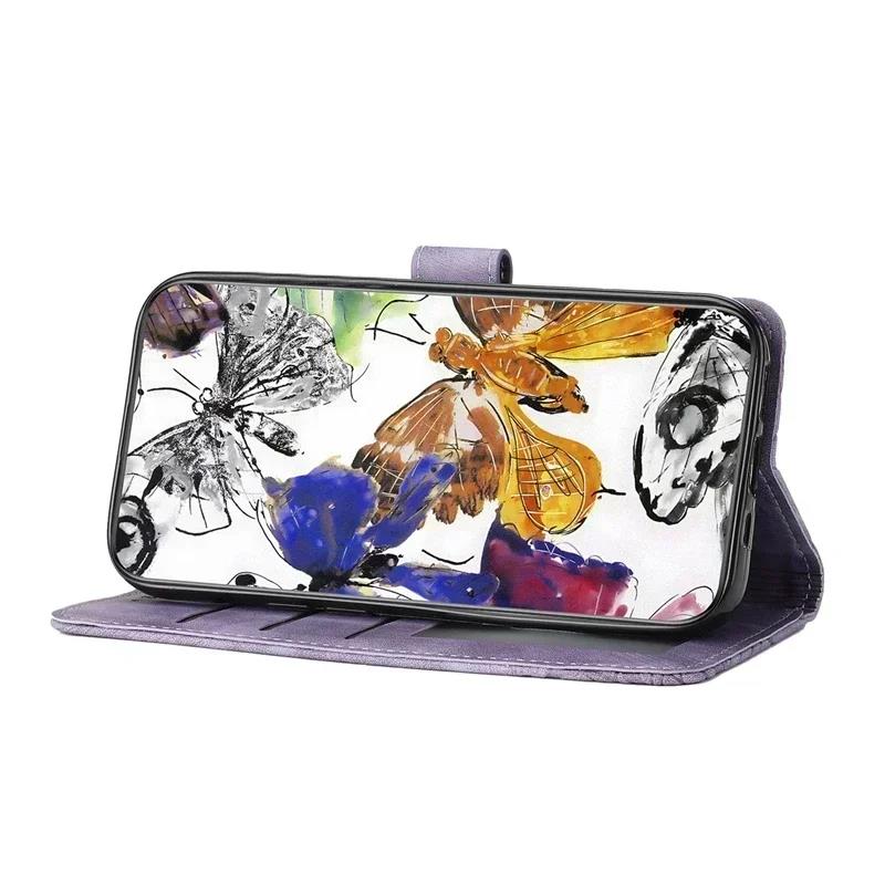 For Blackview A85 Case 3D Butterfly Leather Wallet Case on For Blackview A 85 Coque BlackviewA85 A53 Pro Flip Stand Phone Cover. 
