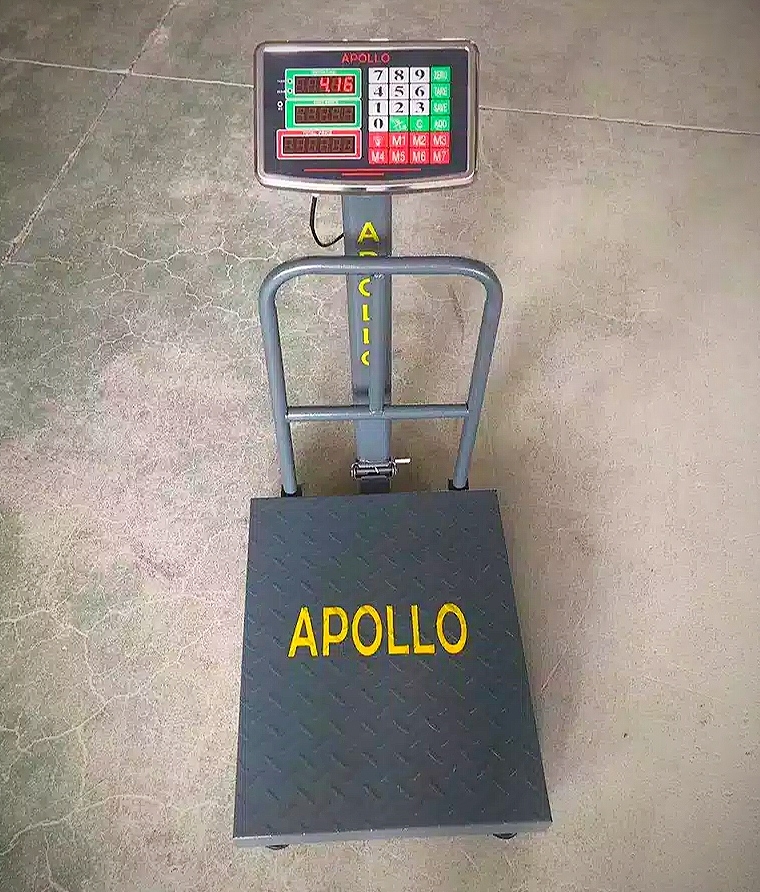 APOLLO 250Kg/20G CAPACITY DIGITAL SCALE (16*20 INCHES PLATFORM). 