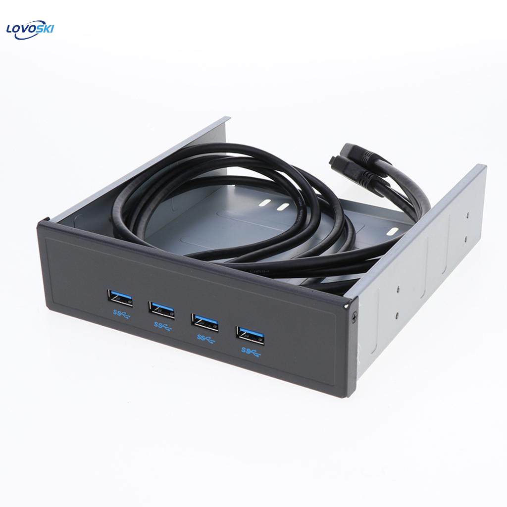 USB3.0 4Ports， Front Panel USB Hub with USB To 19/20 Pin Power Connector. 
