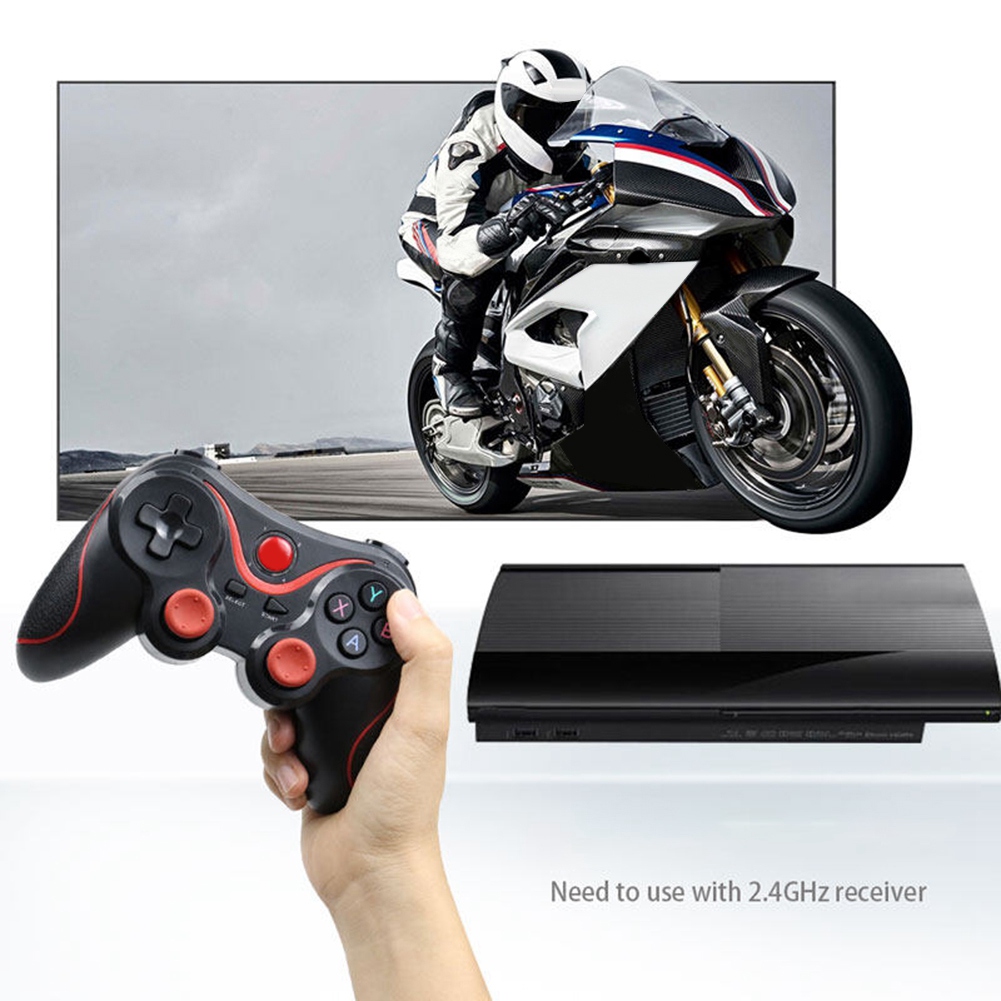 SRIWEN Wireless Android Gamepad T3 X3 Wireless Joystick Game Controller Bluetooth BT3.0 Joystick for Mobile Phone PC TV Holder. 