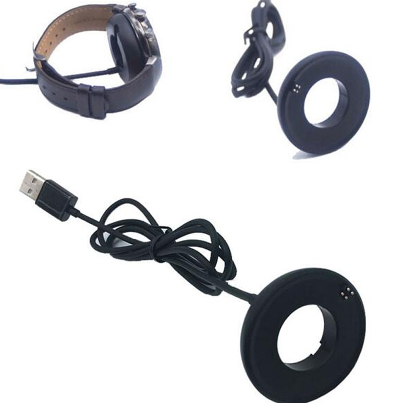 【happy one】For ASUS 3 3rd Generation Smartwatch Cradle Dock Smart Watch Charger With USB Cable High Quality Black. 