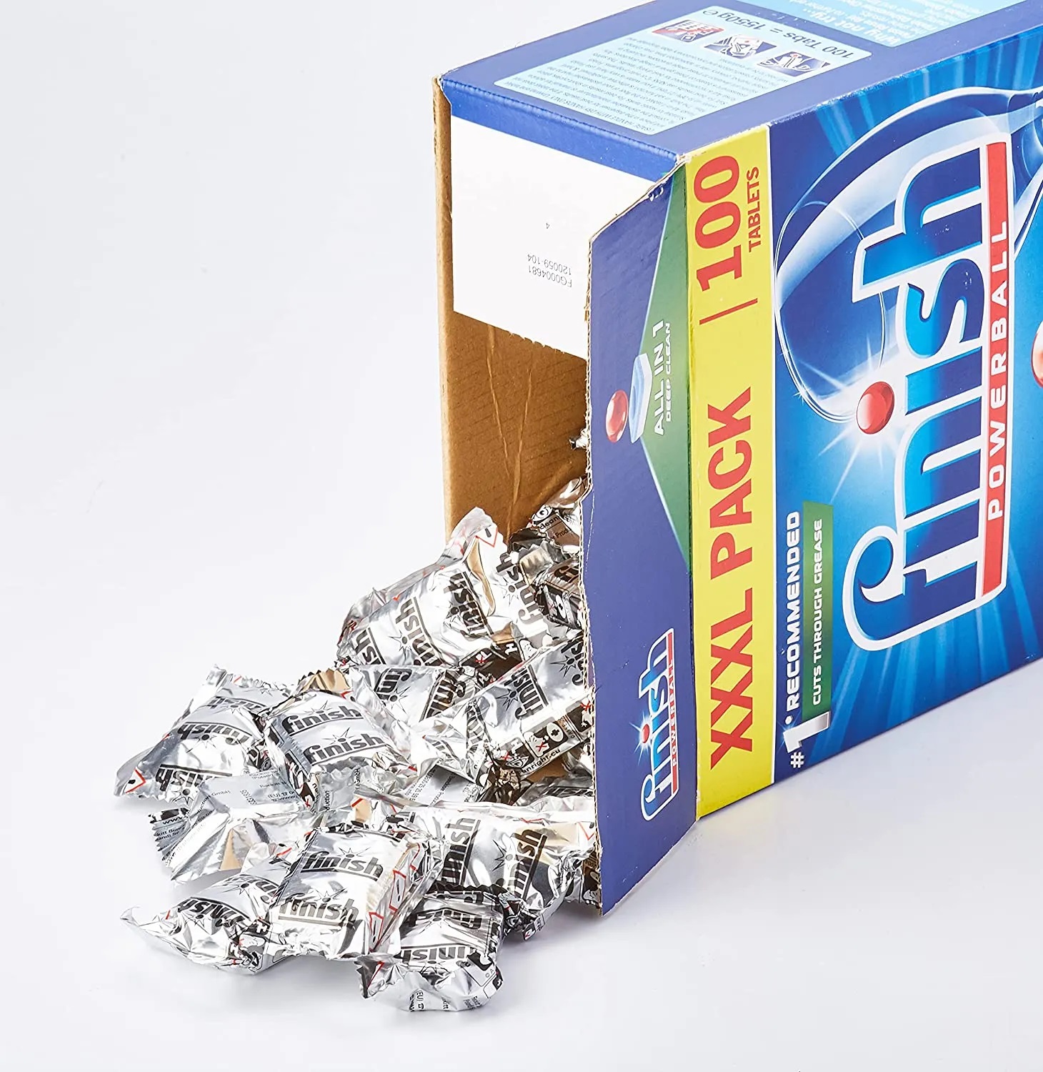 Finish Powerball All In One Deep Clean Dishwasher - 100 Tablets. 
