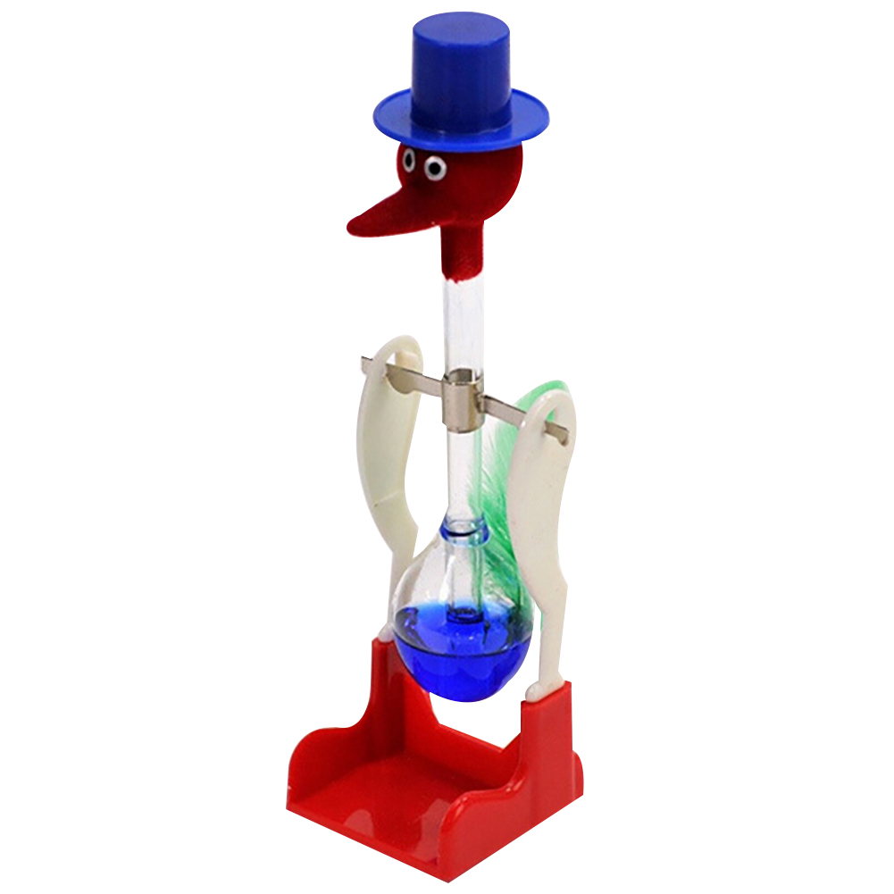 （New）Creative Non-top Liquid Drinking Gla Lucky Bird Duck Bobbing Magic Prank Toy. 