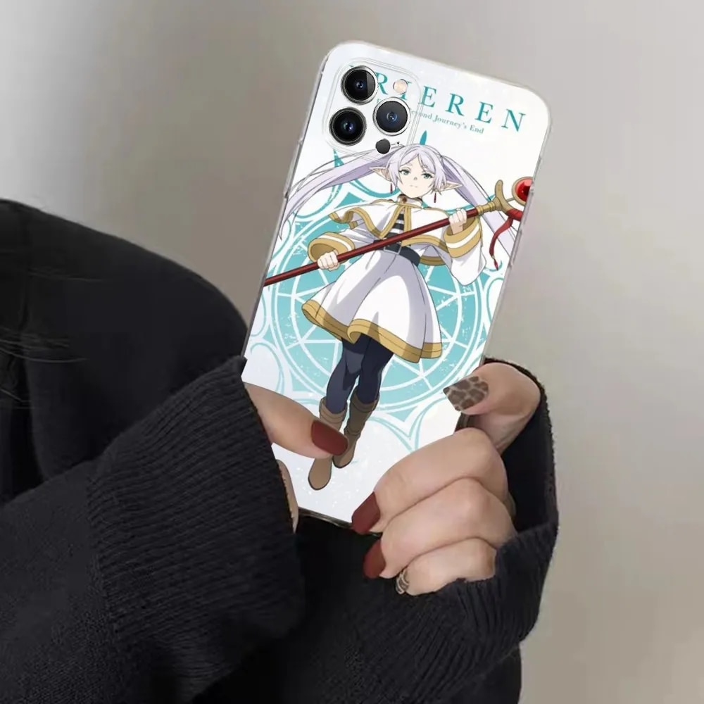 Frieren Beyond Journey's End Phone Case for iPhone 15 8 7 6 6S Plus X SE 2020 XR XS 14 11 12 13 Mini Pro Max Mobile Case. 