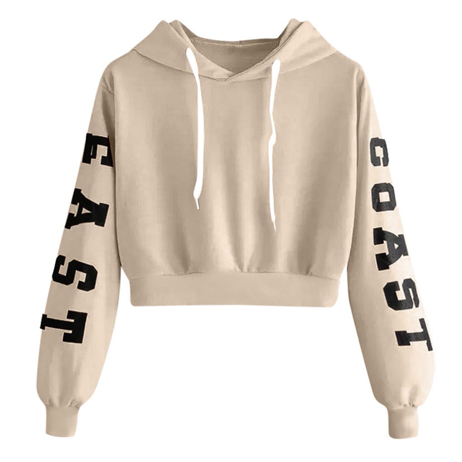 Life Jacket Teen Oversized Crop Hoodies For Girls Ages 5-13