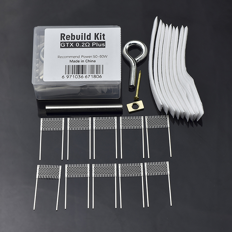 DIY Rebuild Kit GTX 0.2ohm Plus Mesh Coil Resistance Wire Replacement Accessories Tools Tetuo
