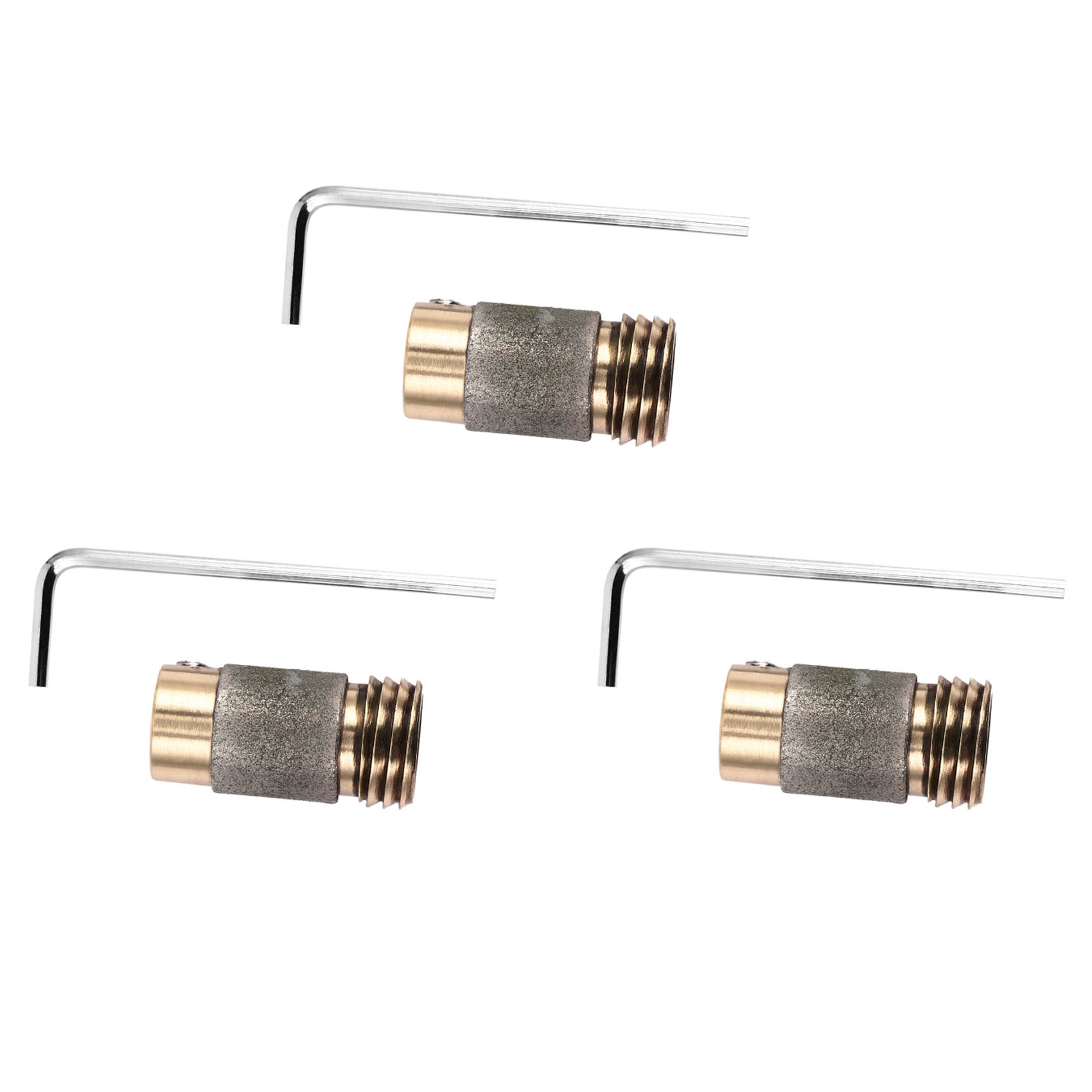 3X 5/8 Inch Diamond Grinding Helix Diamond Copper Bit Grinding and Polishing Glass Ceramics Helix Bit MCBL58
