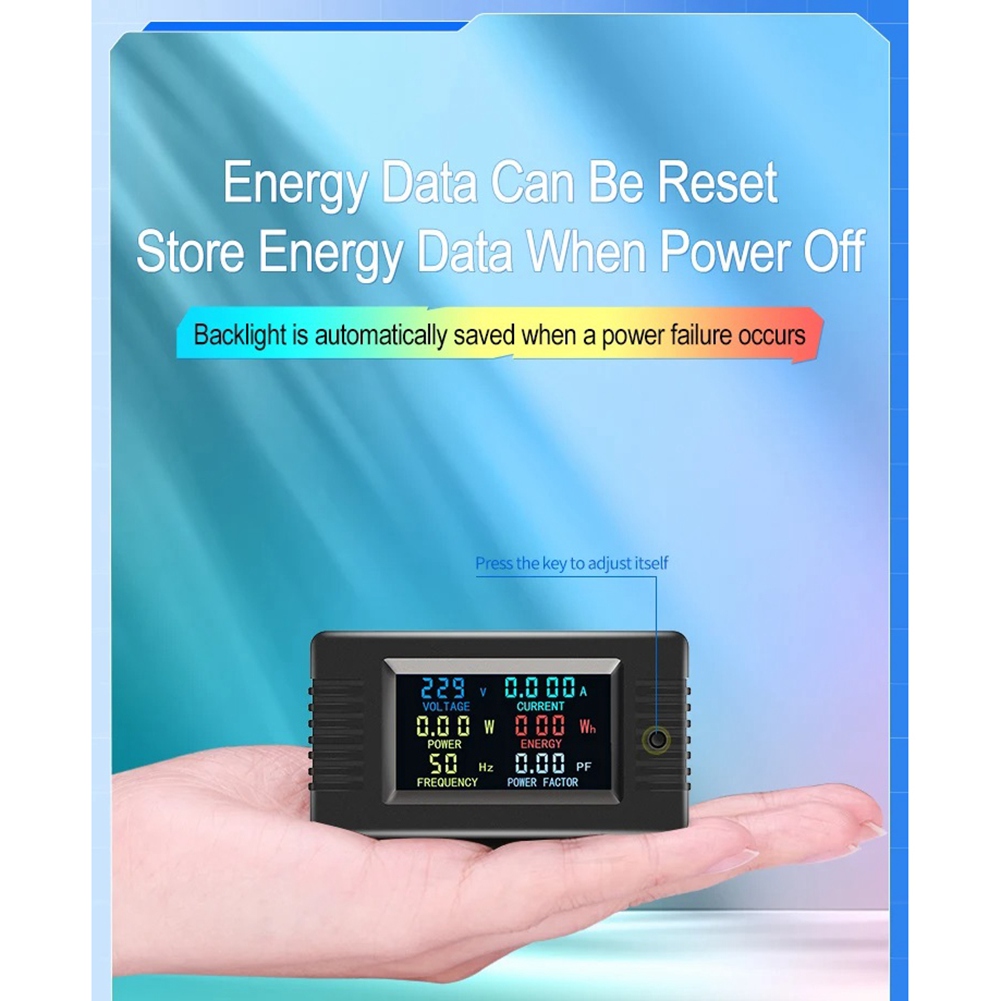 PZEM-022- Single-Phase AC Volt Amp Meter with Coil CT. 