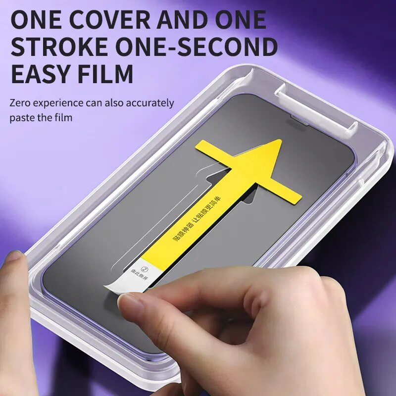 14 PlXR screen protector for Max4 13 1K tempered glass 500D 8 iPhone 15 12 11 P XS X protective film suitable for us 15 with alignment mounting cover. 