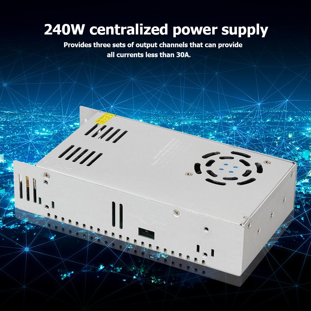 Switching Power Supply Driver AC 110V/220V To DC 12V 30A 360W Transformer. 