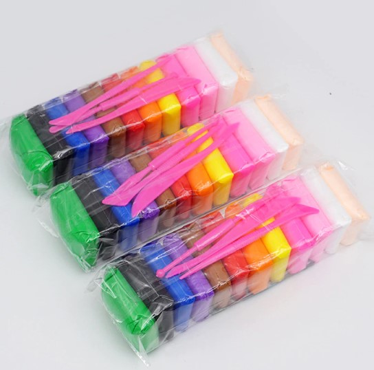 12 Colors Soft Super Light Clay Modeling Air Dry Clay For Diy Handmade Toys - Clay. 