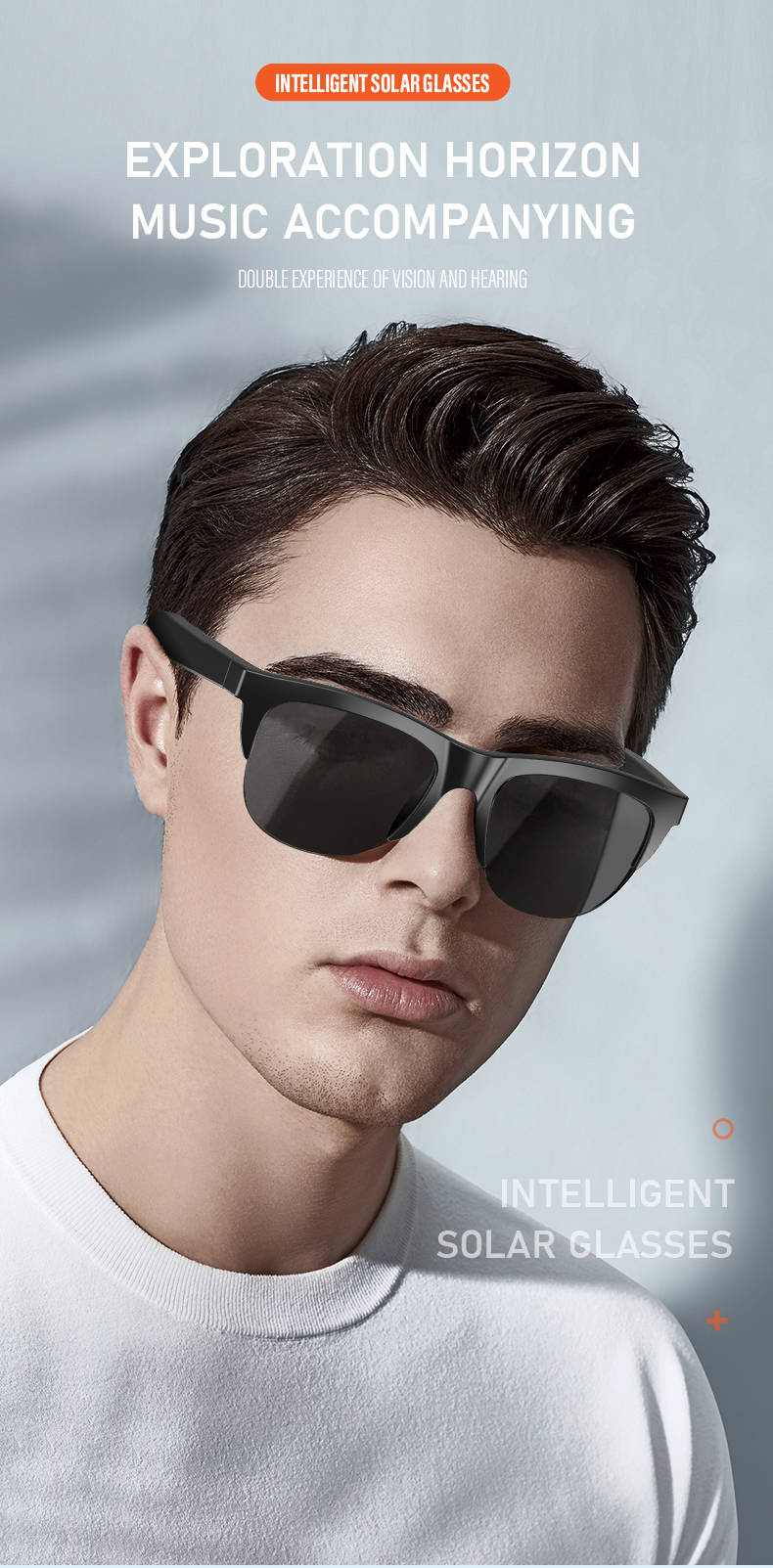 2022 Smart Sunglasses Wireless Bluetooth Best Bluetooth Audio Glasses And Waterproof Sunglasses With Speaker. 