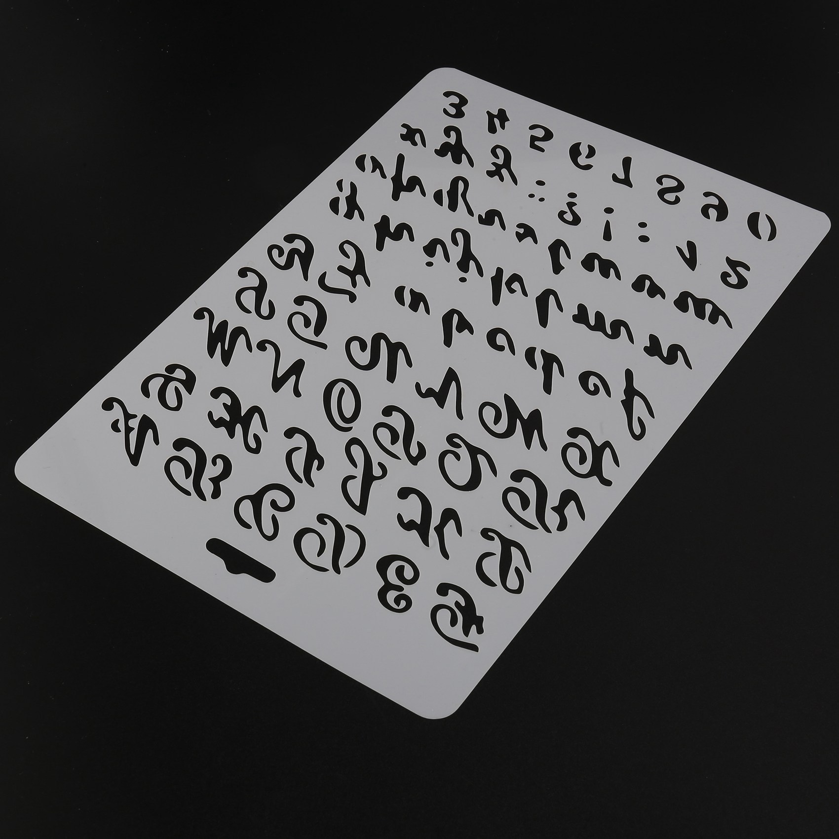 3X Lettering Stencils, Letter and Number Stencil, Painting Paper Craft Alphabet and Number Stencils ( 2). 