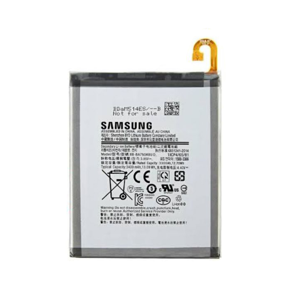 Samsung A10 For Battery Model EB-BA750ABU