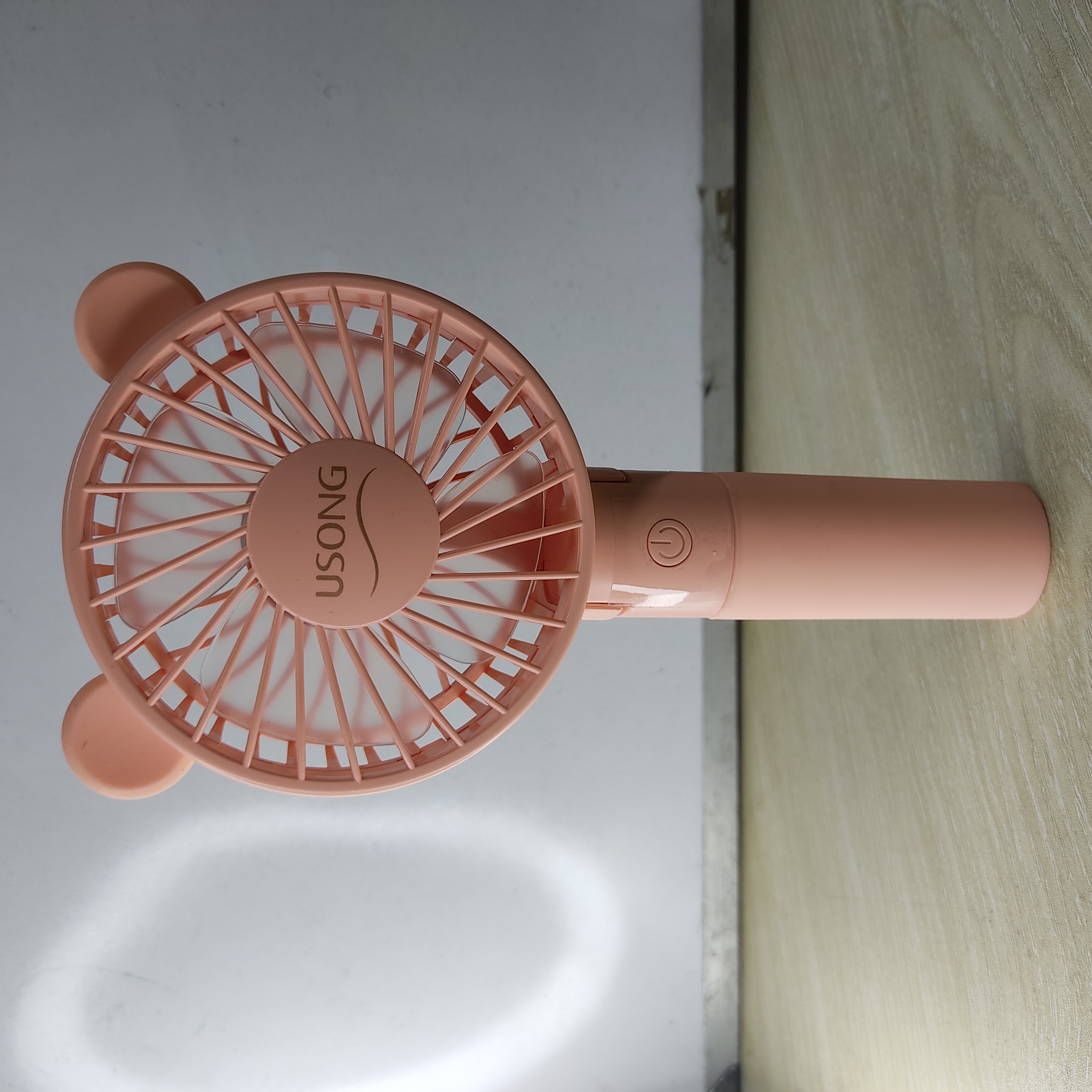 Hand fan Rechargeable Mini Fan with USB Charging | 3 Speed Option | Portable, Handheld and Small Table Fan. 