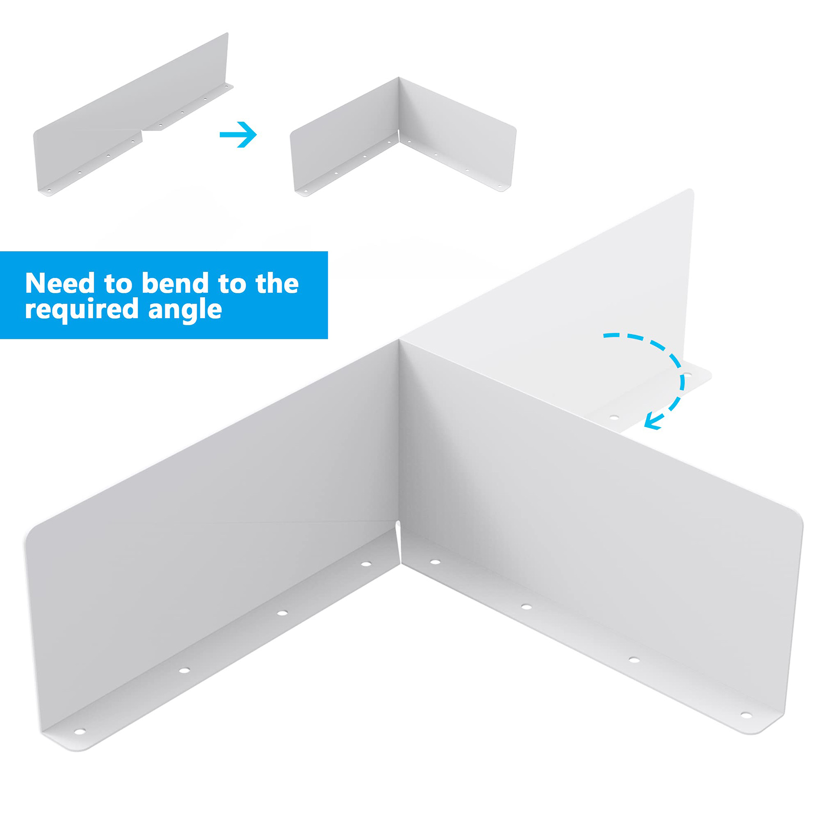 Gutter Splash Guard Easy Install Gutter Valley Splash Guards with Screws Effective Rain Diverter for Roofing Top Choice for Southeast Asian Buyers Roofing Gutter Guard. 
