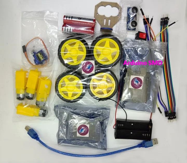 Obstacle Avoiding Robot || RoboBox-1 DIY. 