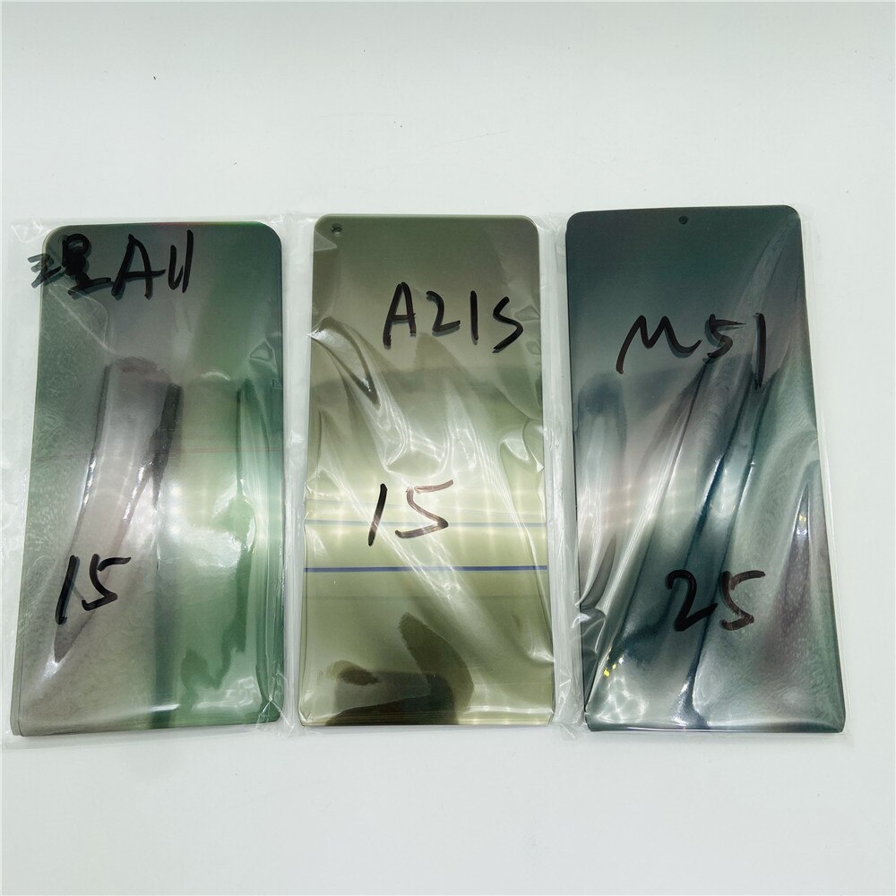 【VisioN Shop】10PCS LCD Polarizer For Samsung A11 A21 A31 A41 A51 A71 A12 A31 A52 A72 A02 A02s Display Screen Back Film Repair. 