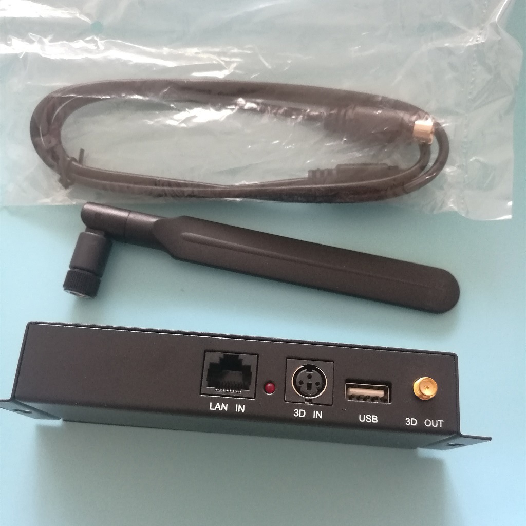 Optoma/DP/Lixun/Panasonic Projector LED Screen Shutter 2.4G RF 3D Glasses VESA Transmitter. 
