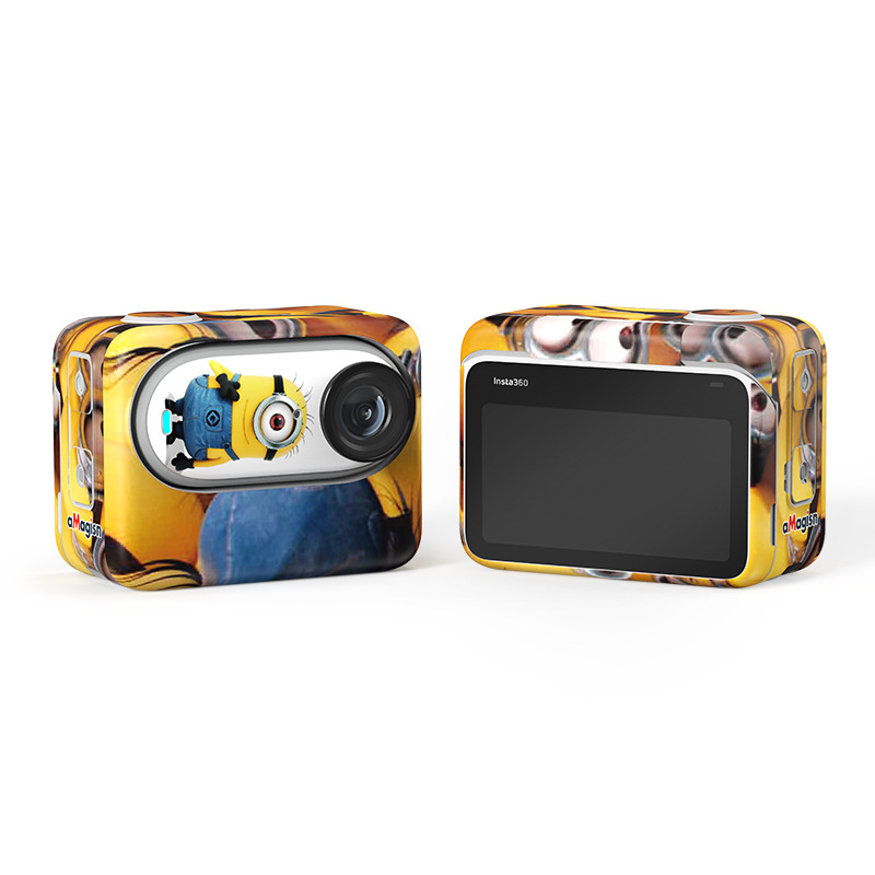 aMagisn Amai Insta360 GO3S GO3 Body Sticker Protector Shadow Stone Action Camera Accessories. 