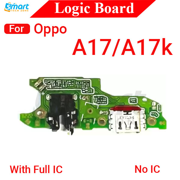Charging Logic Board For Oppo A17/ A17K Charging Port USB Plug PCB Dock Connector Spare parts