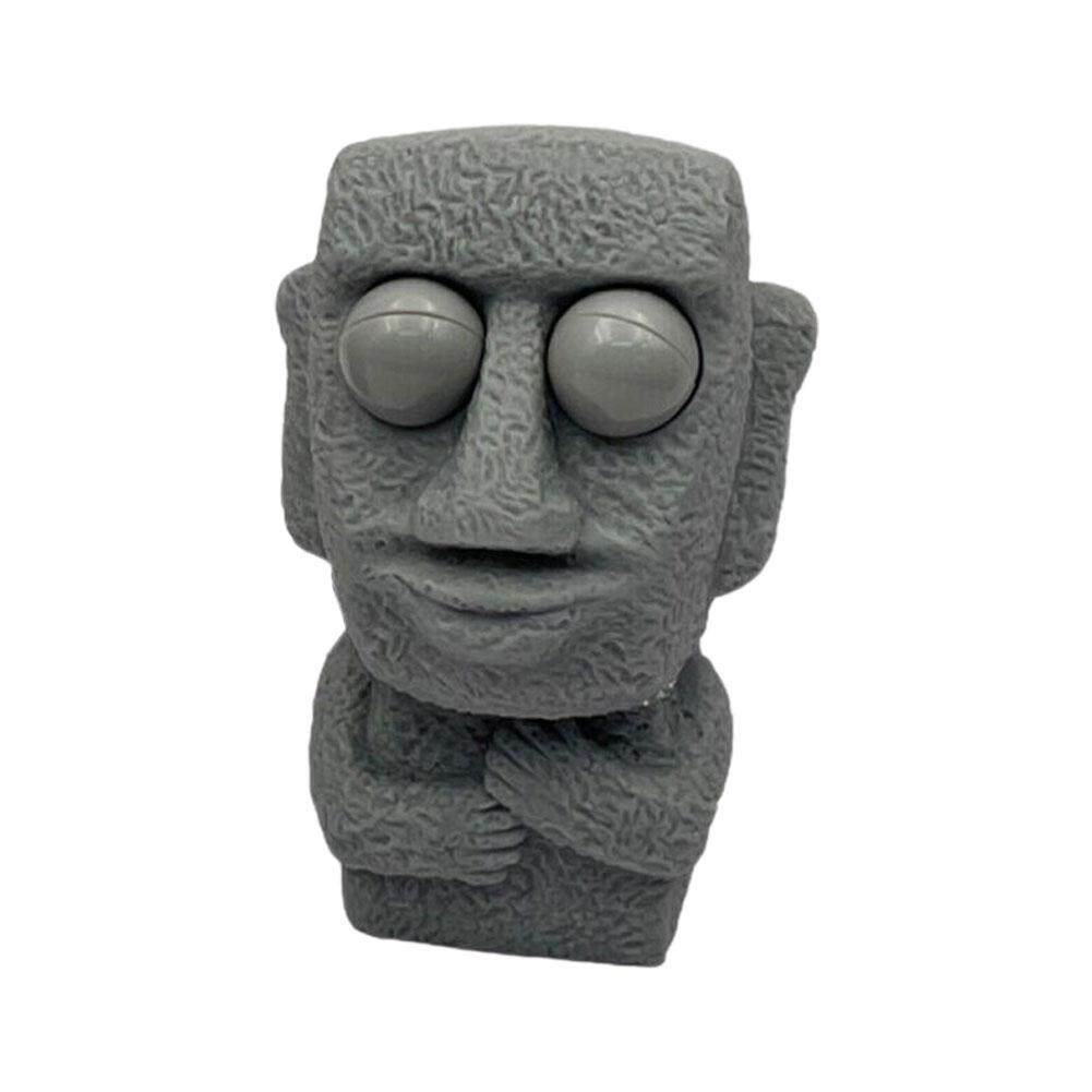 Eye-Popping Rock Man Toy Decompression Funny Toy Creative Venting And Squeezing Novelty TPR Toys. 