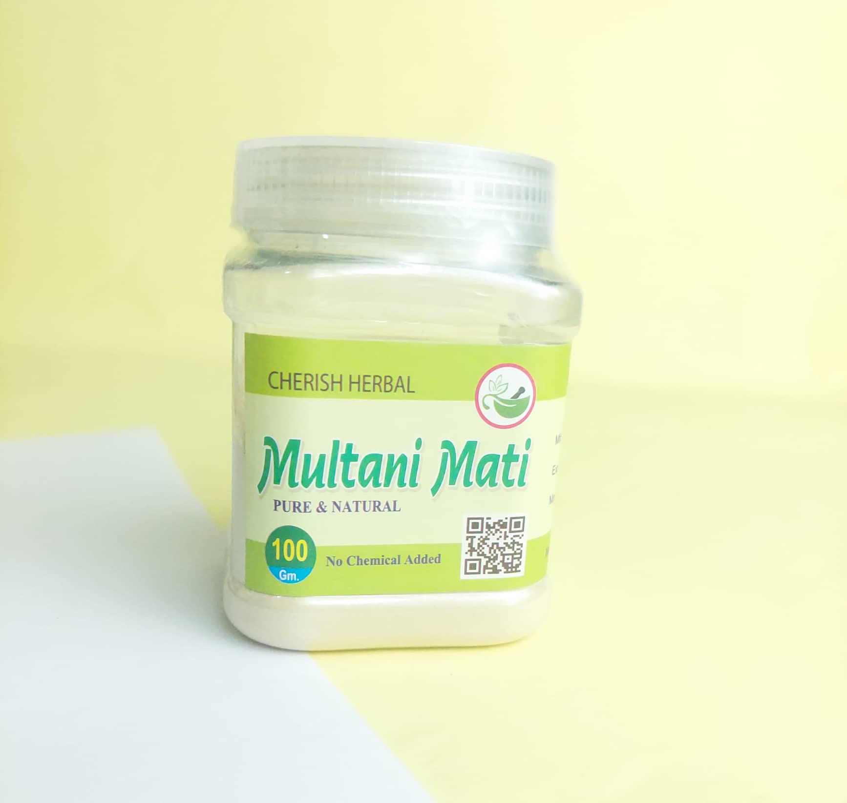 Multani Mati Cherish herbal Multani Mud Powder face pack 100gm