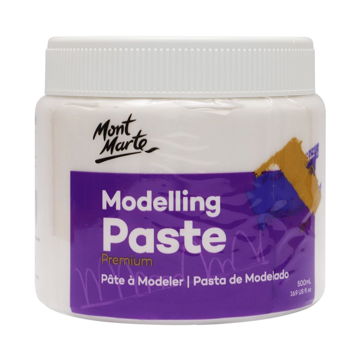 Mont Marte Modeling Paste - 500ml (White). 