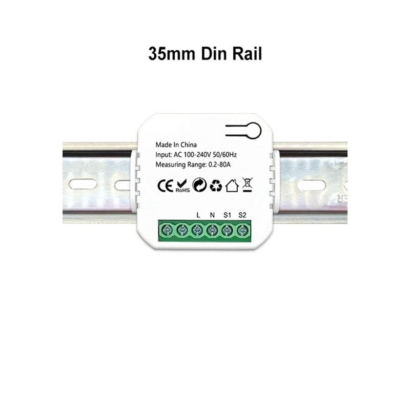 Tuya Smart Life ZigBee Meter 80A with Current Clamp KWh Monitor 240V. 