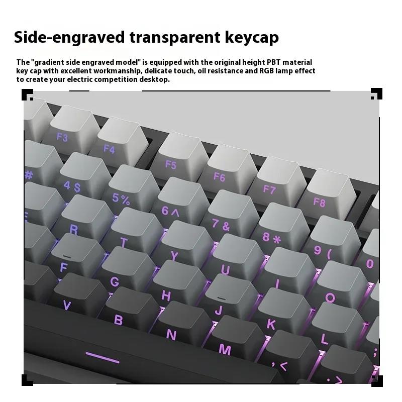 VGN A75 Magnetic Switch Mechanical Keyboard Customized Esports Valorant FPS Esports Game RT Hot Swap Gift. 