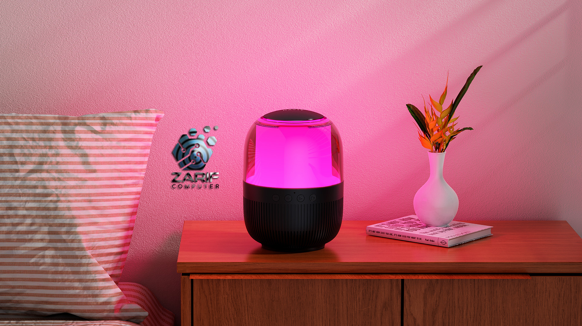 Havit SK889BT Multi-color Ambient Light Bluetooth Speaker. 