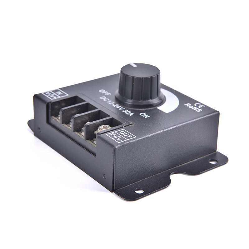 DC 12V 24V LED Dimmer Switch 30A 360W Voltage Regulator Adjustable Dimmers. 